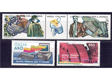 ITALIA 1986 Lavoro 4v MNH**