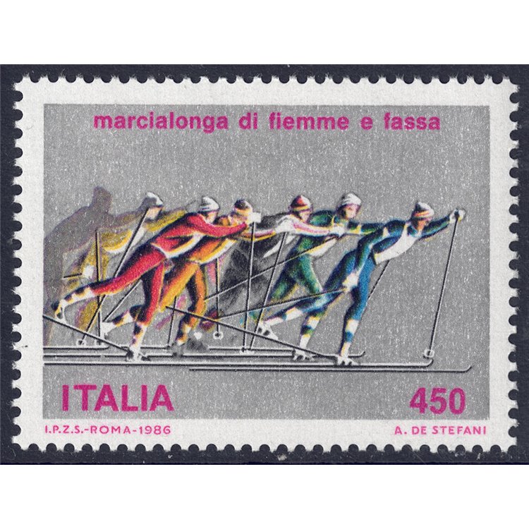 ITALY 1986 Marcialonga di Fiemme MNH**