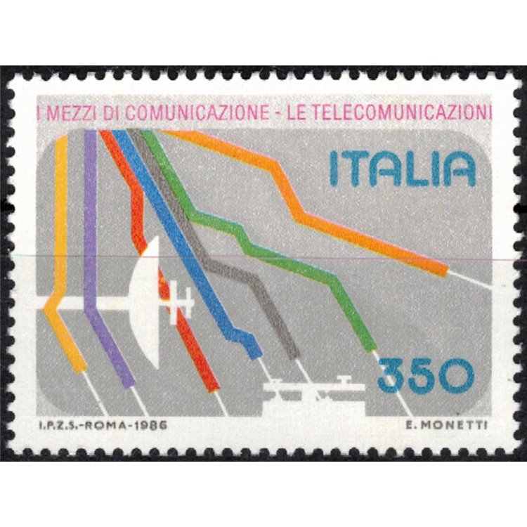 ITALIA 1986 Mezzi di comunicazione MNH**