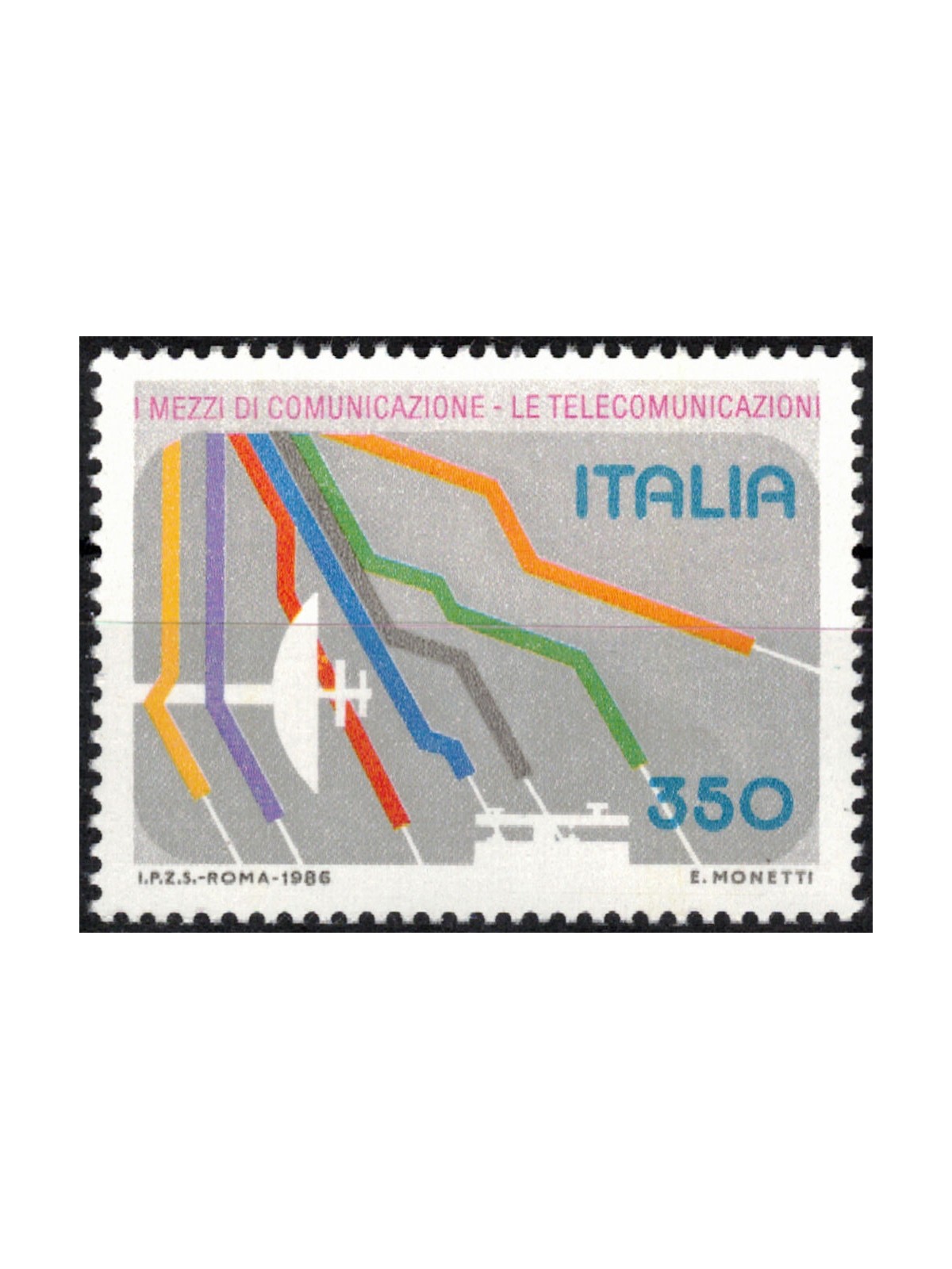 ITALIA 1986 Mezzi di comunicazione MNH**