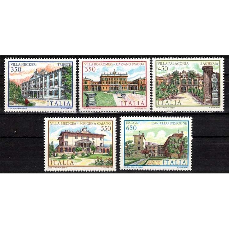 ITALY 1986 Ville 5v MNH**