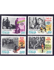 ITALIA 1988 Cinema italiano 4v MNH**