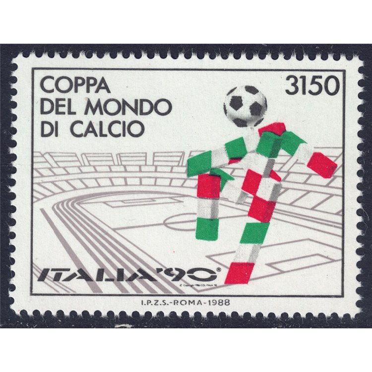ITALIA 1988 Coppa del mondo di calcio MNH**
