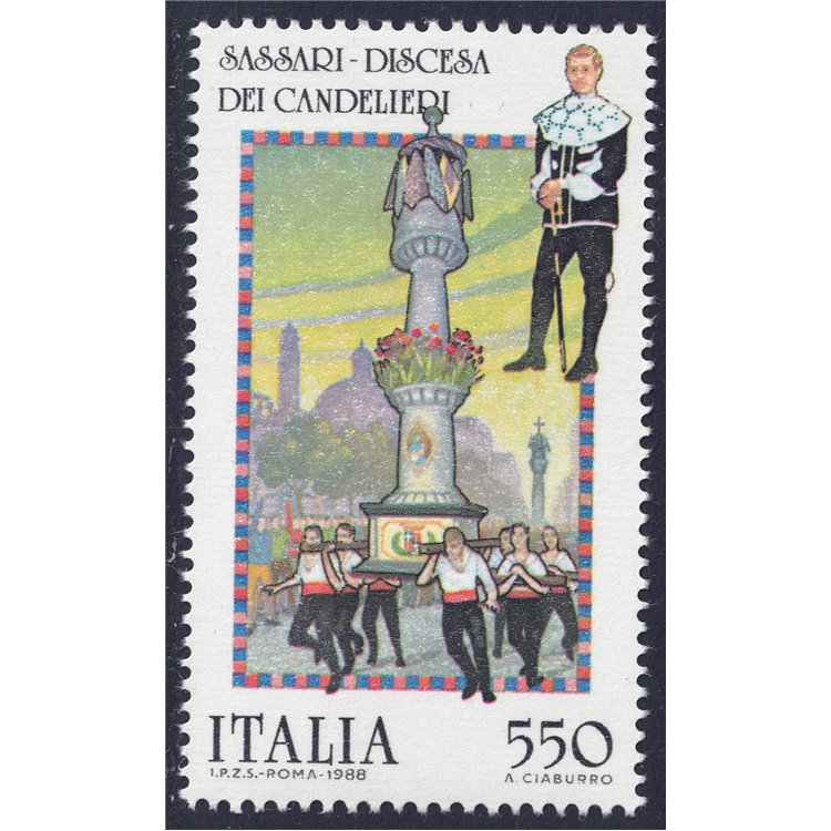 ITALY 1988 Folklore MNH**