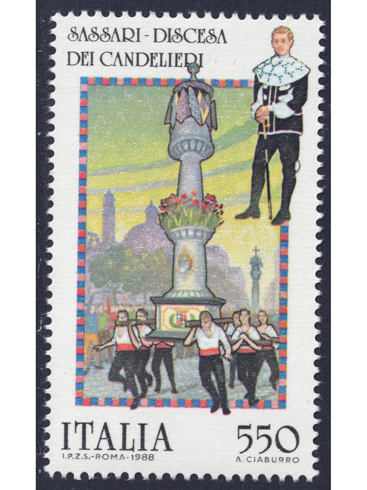 ITALIA 1988 Folclore MNH**