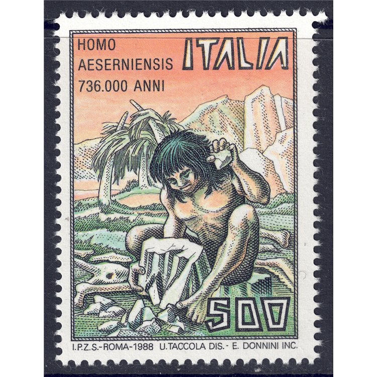 ITALY 1988 Homo Aeserniensis MNH**