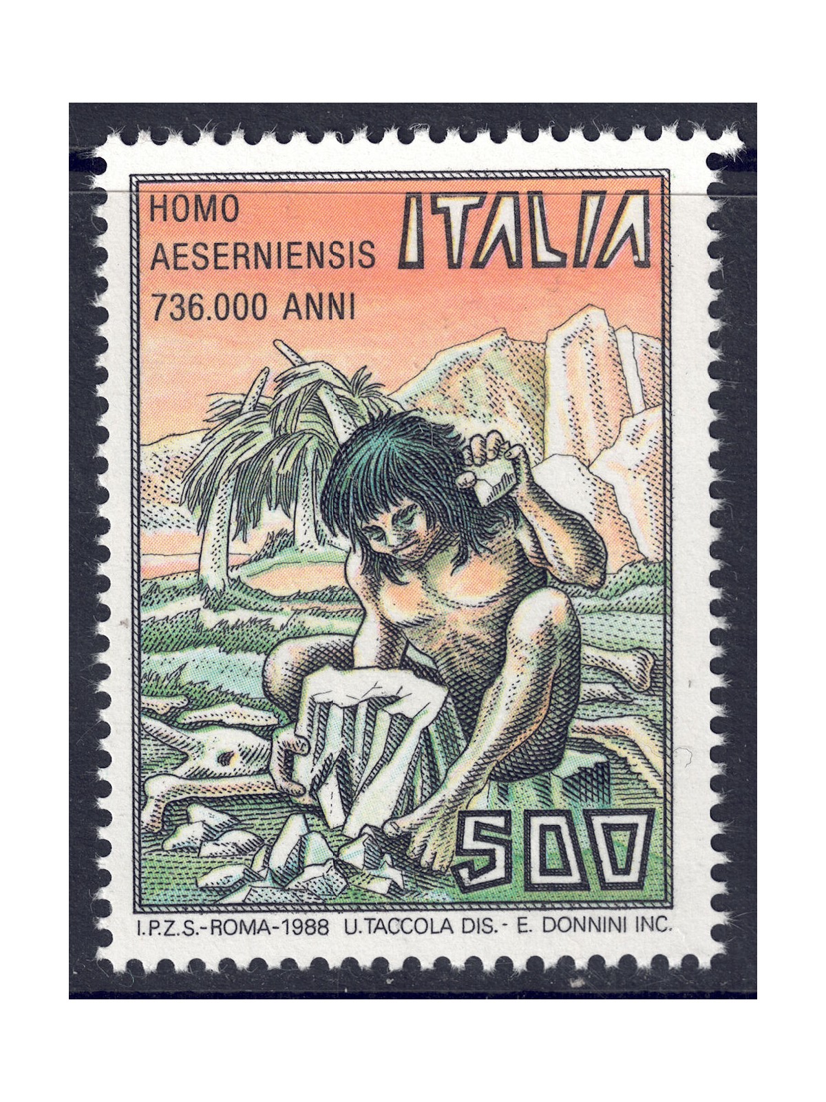 ITALY 1988 Homo Aeserniensis MNH**