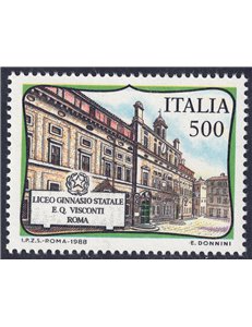 ITALY 1988 Visconti High School MNH**