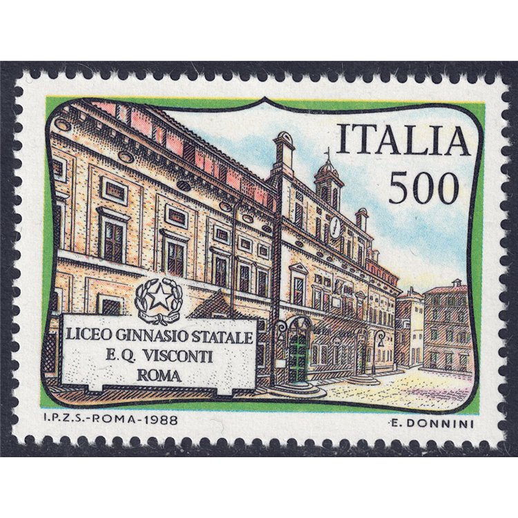 ITALIA 1988 Liceo Visconti MNH**