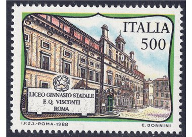 ITALIA 1988 Liceo Visconti MNH**