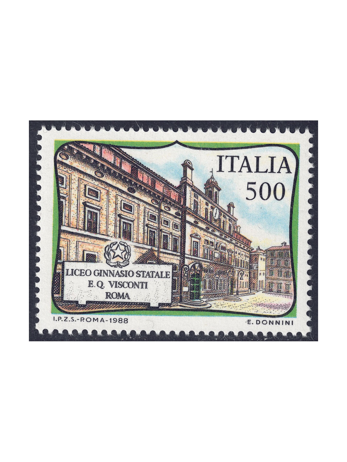 ITALY 1988 Visconti High School MNH**