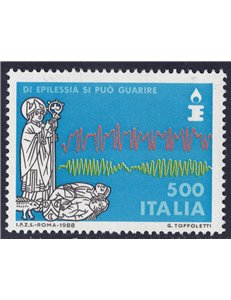 ITALY 1988 Fight against epilepsy MNH**