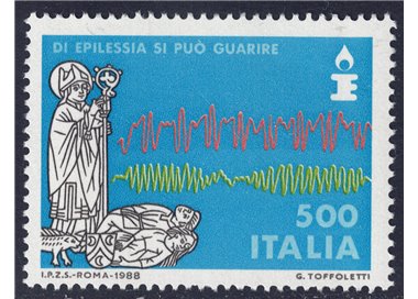 ITALY 1988 Fight against epilepsy MNH**