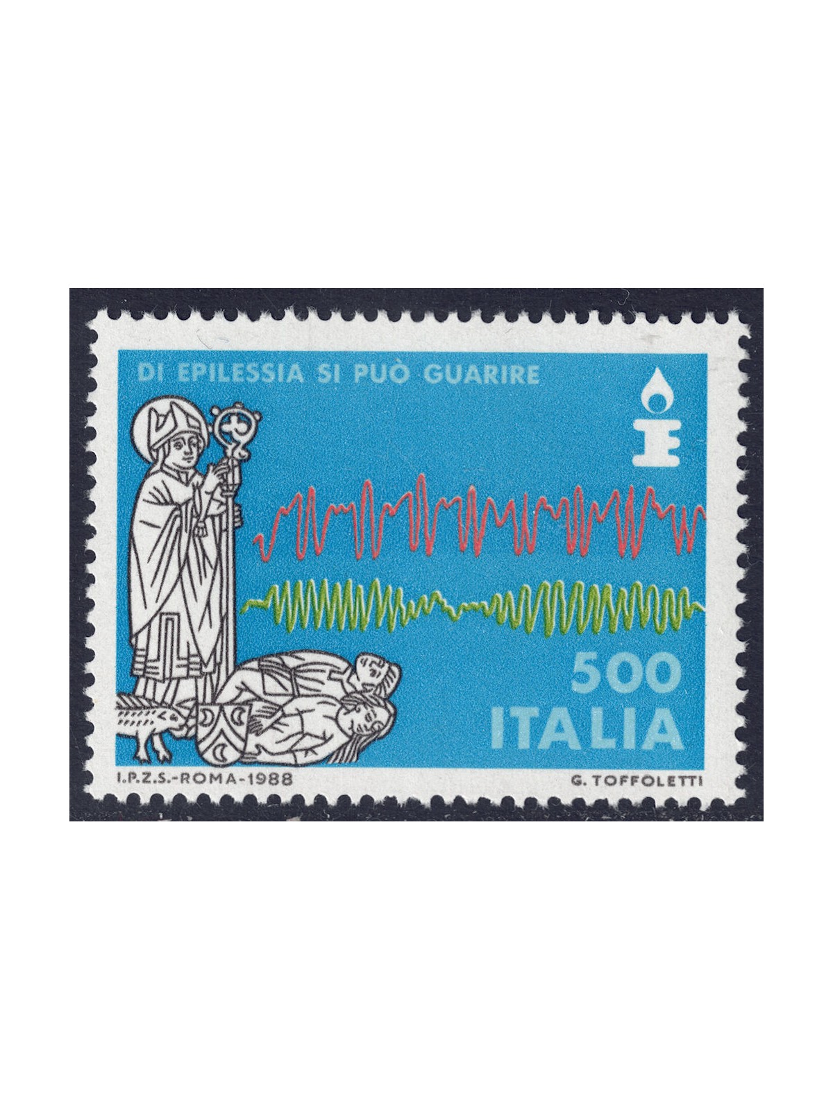 ITALY 1988 Fight against epilepsy MNH**