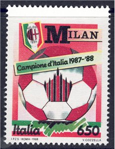 ITALIA 1988 Milan Campione d'Italia MNH**
