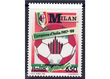 ITALY 1988 Milan Italian Champion MNH**