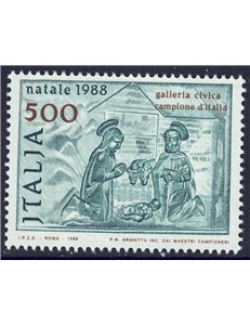 ITALIA 1988 Natale £500 MNH**