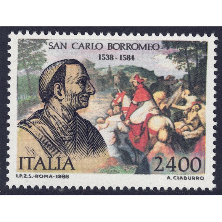 ITALIA 1988 San Carlo Borromeo MNH**