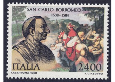ITALY 1988 San Carlo Borromeo MNH**