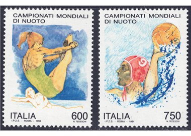 ITALY 1994 Swimming Championships 2nd MNH**