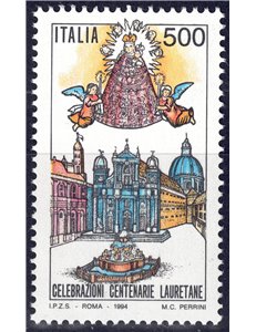 ITALY 1994 Lauretane Celebrations MNH**