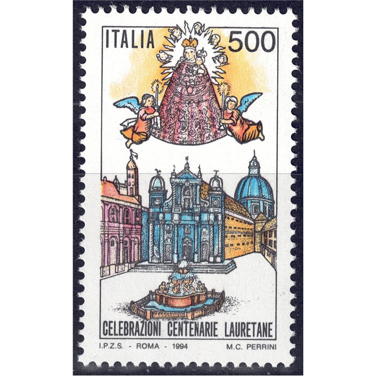 ITALIA 1994 Celebrazioni Lauretane MNH**