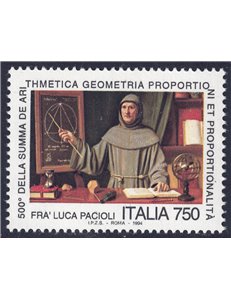 ITALIA 1994 Frà Luca Pacioli MNH**