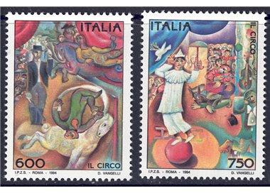 ITALIA 1994 Il circo 2v MNH**