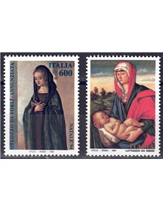 ITALIA 1994 Natale 2v MNH**