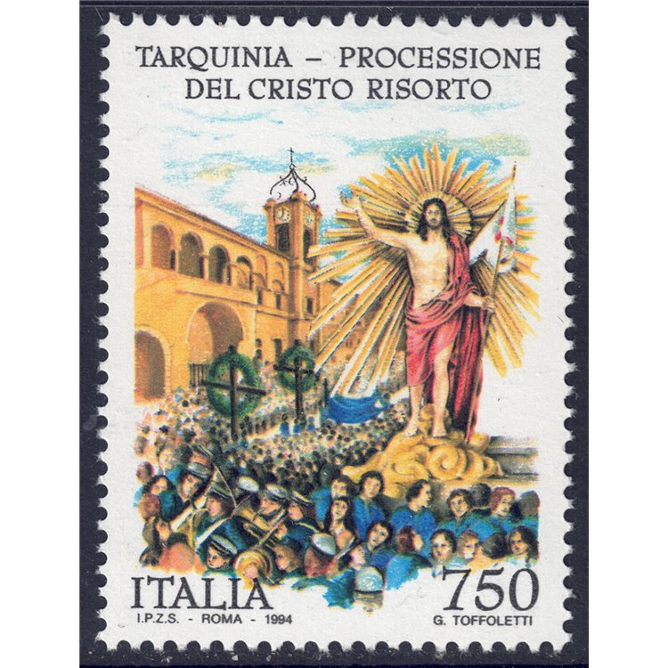 ITALIA 1994 Processione del Cristo Risorto MNH**