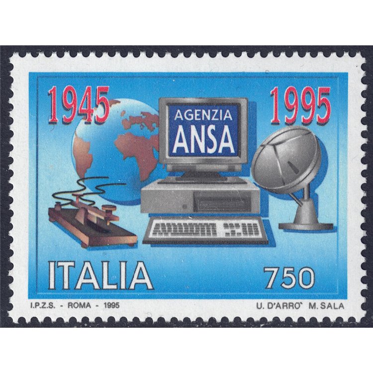 ITALY 1995 ANSA Agency MNH**
