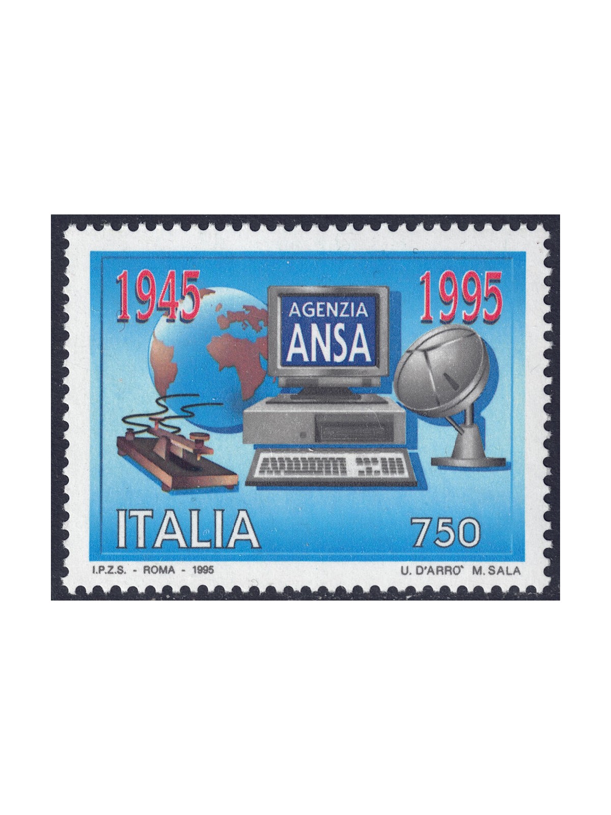 ITALIA 1995 Agenzia ANSA MNH**