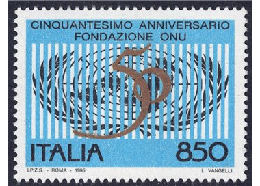 ITALIA 1995 Anniversario ONU MNH**