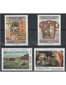 ITALY 1995 Archives and Museums 4v MNH**