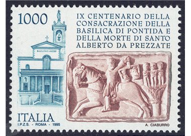 ITALY 1995 Basilica of Pontida MNH**