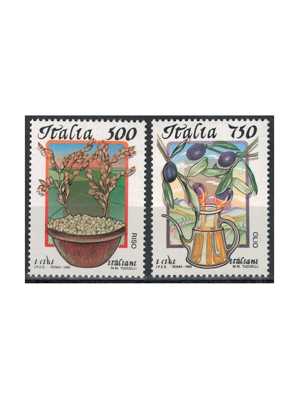 ITALY 1995 Italian Food 2v MNH**