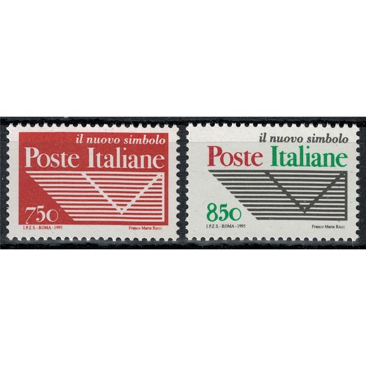 ITALY 1995 Italian Post Office 2v MNH**