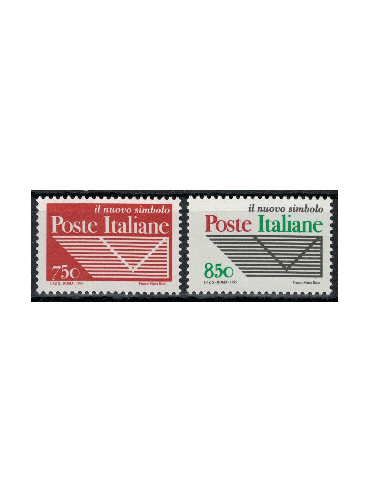 ITALIA 1995 Ente Poste Italiane 2v MNH**