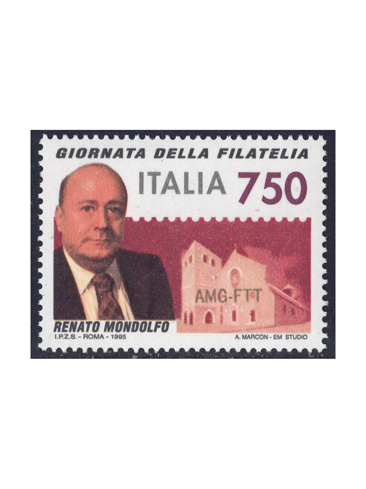 ITALIA 1995 Giornata della filatelia MNH**