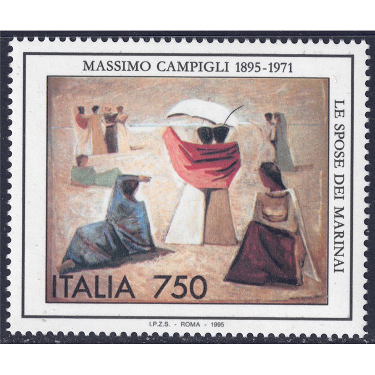 ITALY 1995 Massimo Campigli MNH**