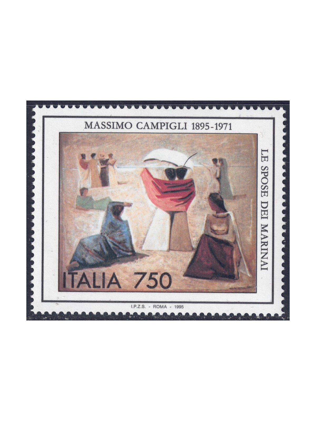 ITALY 1995 Massimo Campigli MNH**