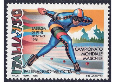 ITALY 1995 Ice Skating MNH**