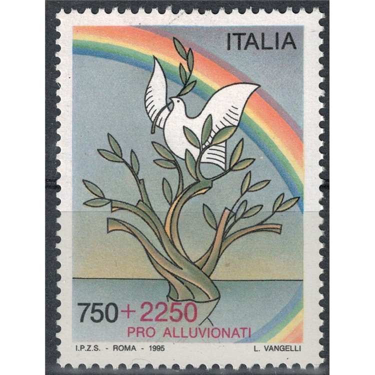 ITALY 1995 Pro flood victims MNH**