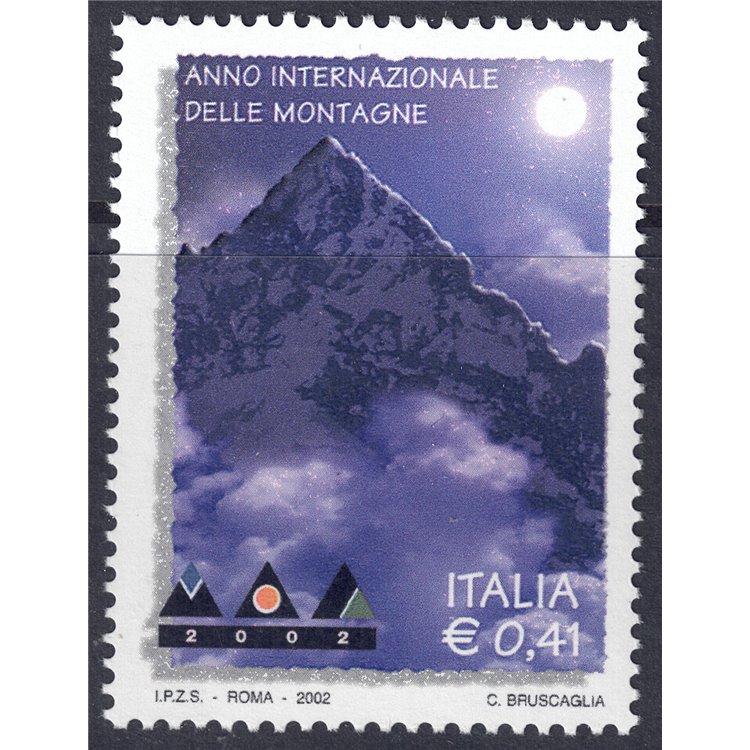 ITALIA 2002 Anno delle montagne MNH**
