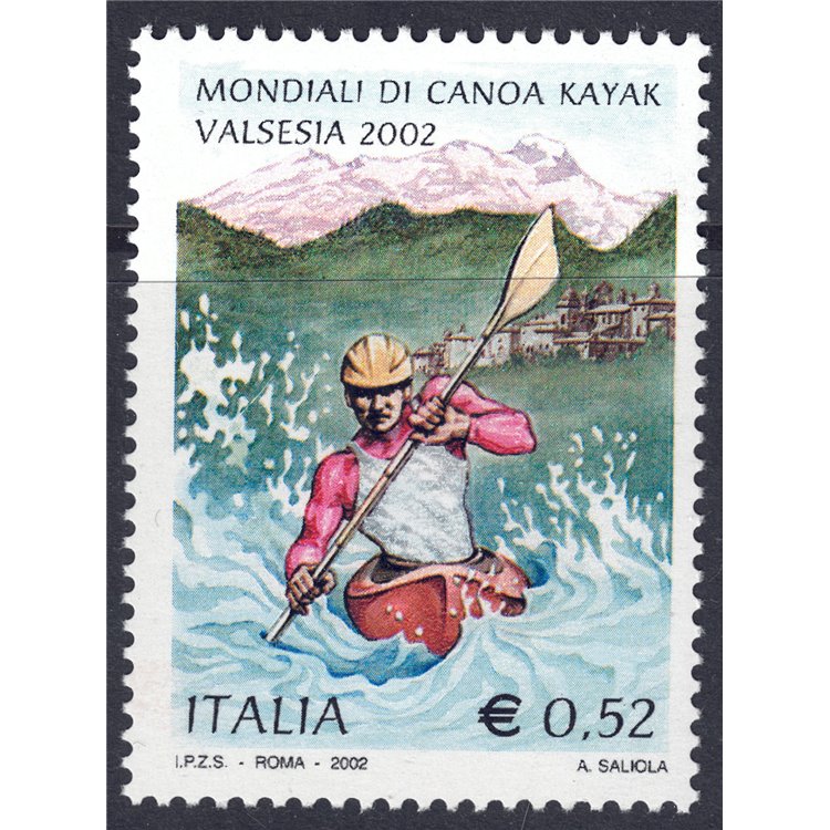 ITALIA 2002 Canoa Kayak MNH**
