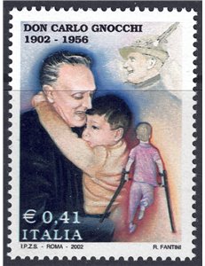 ITALY 2002 Don Carlo Gnocchi MNH**