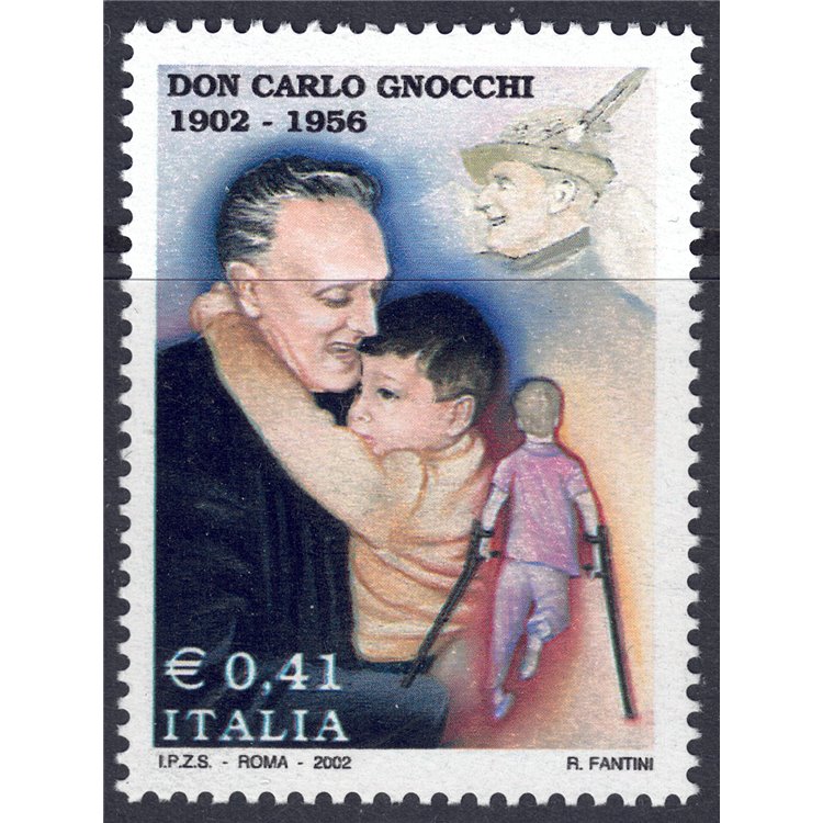 ITALY 2002 Don Carlo Gnocchi MNH**