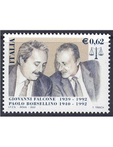 ITALIA 2002 Falcone e Borsellino MNH**