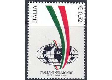 ITALIA 2002 Italiani nel mondo MNH**