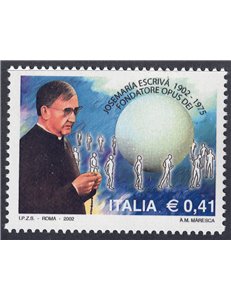 ITALY 2002 Josemaria Escrivà MNH**